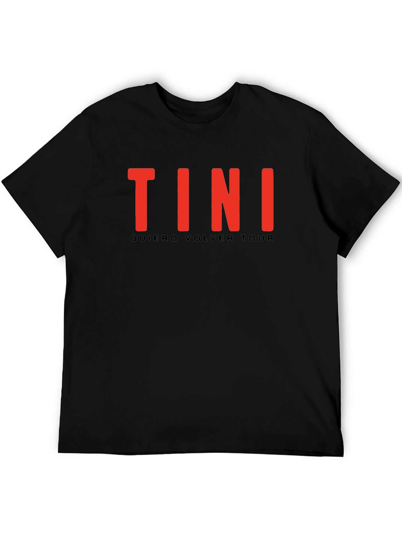 TINI Quiero Volver Tour Black T-Shirt