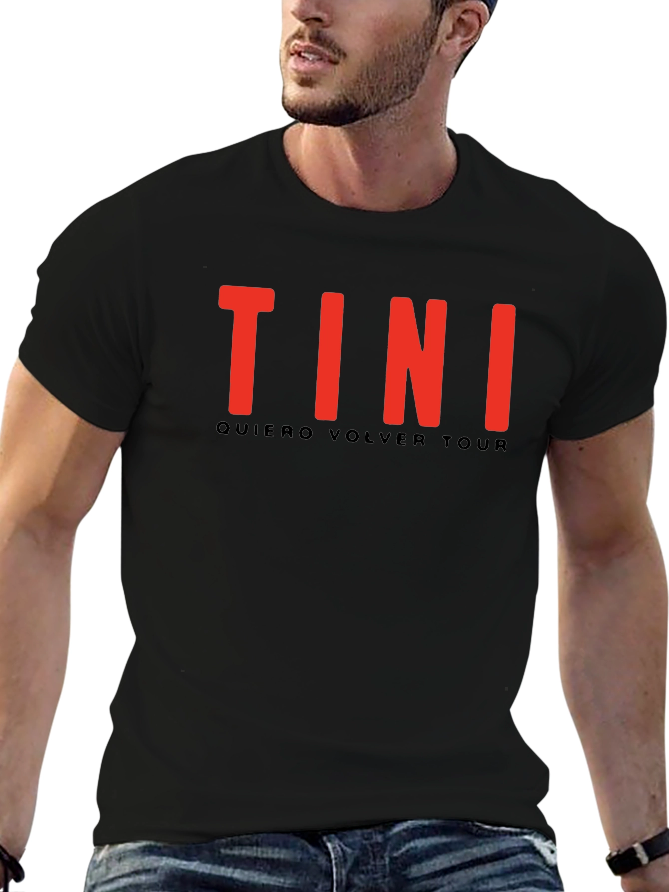 TINI Quiero Volver Tour Black T-Shirt