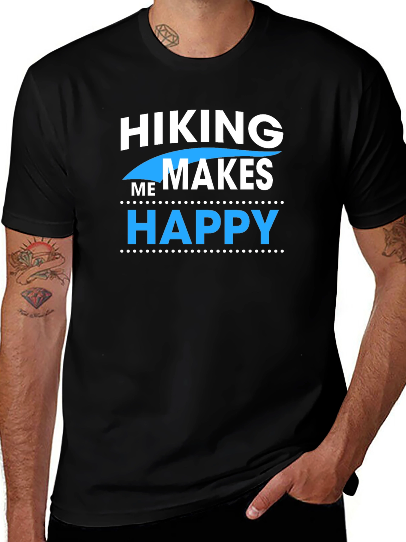 Hiking Makes Me Happy T-Shirt
