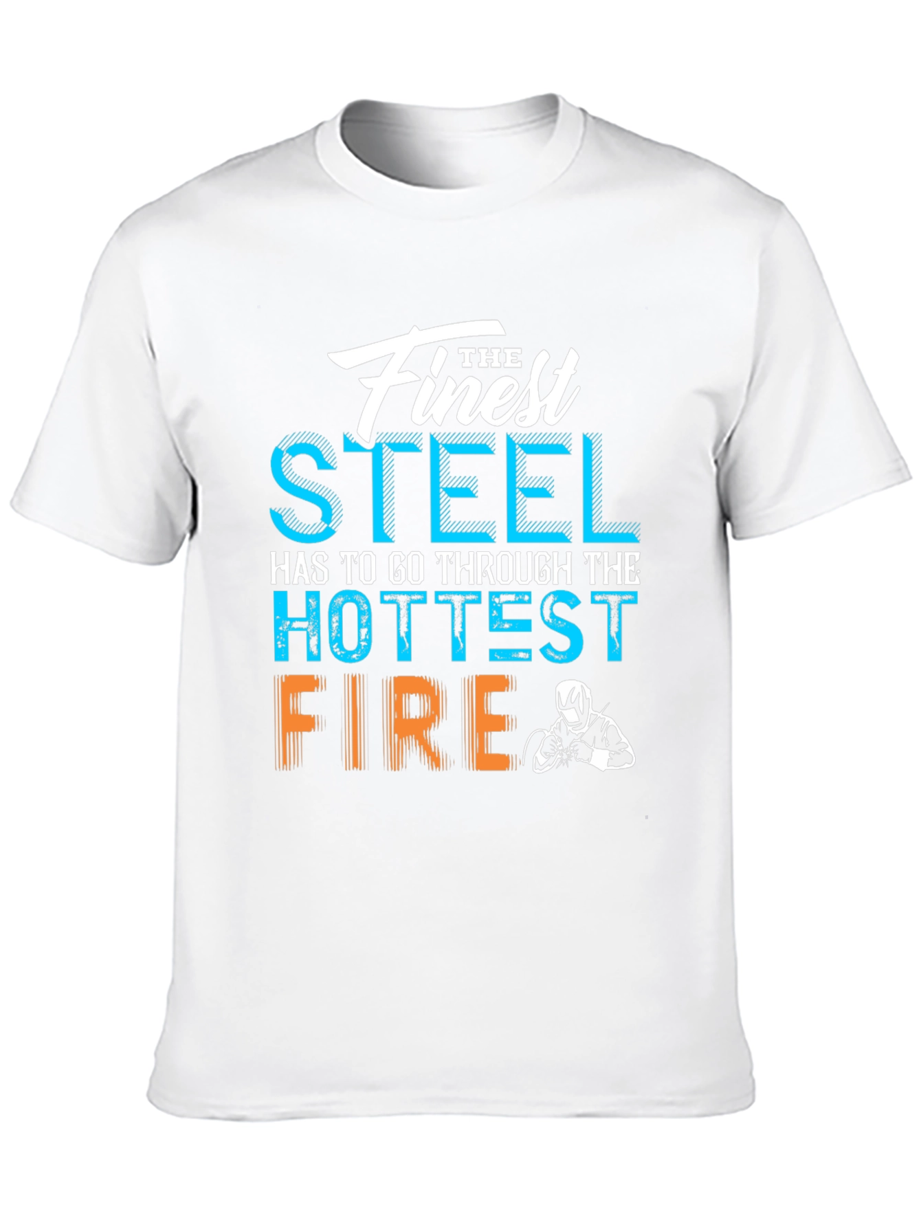 Finest Steel Fire Black Graphic T-Shirt