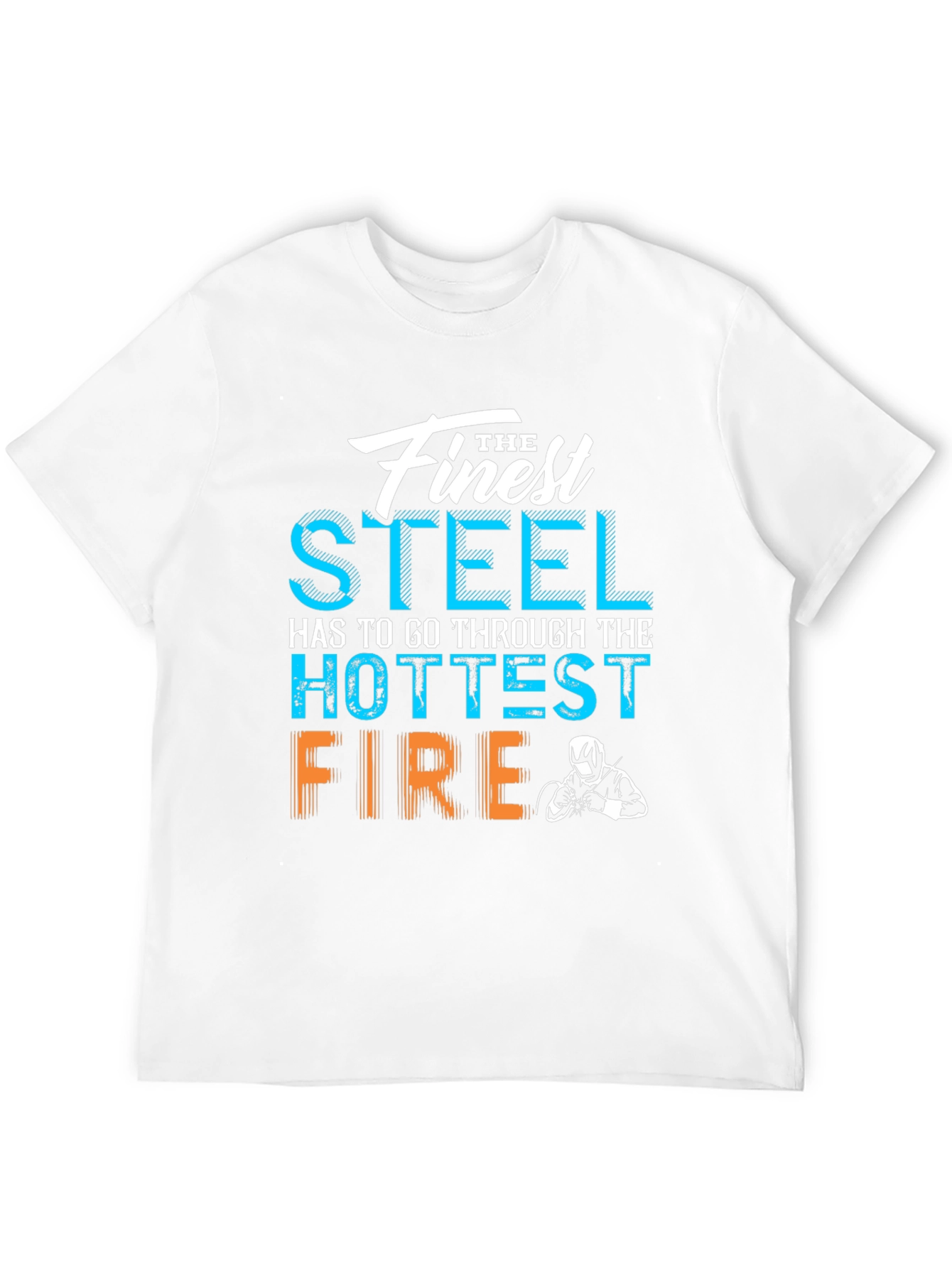 Finest Steel Fire Black Graphic T-Shirt