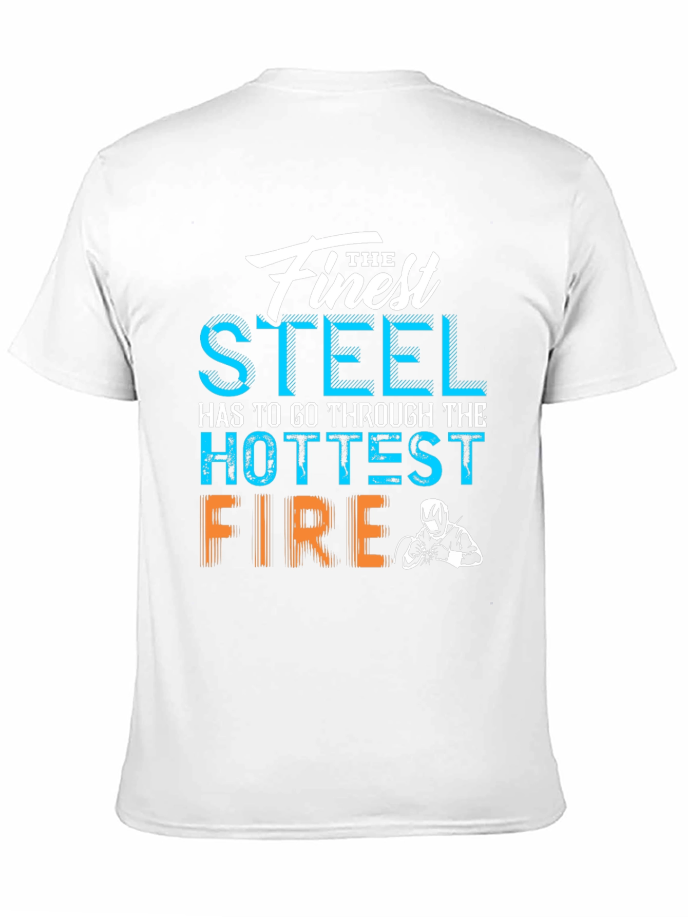 Finest Steel Fire Black Graphic T-Shirt