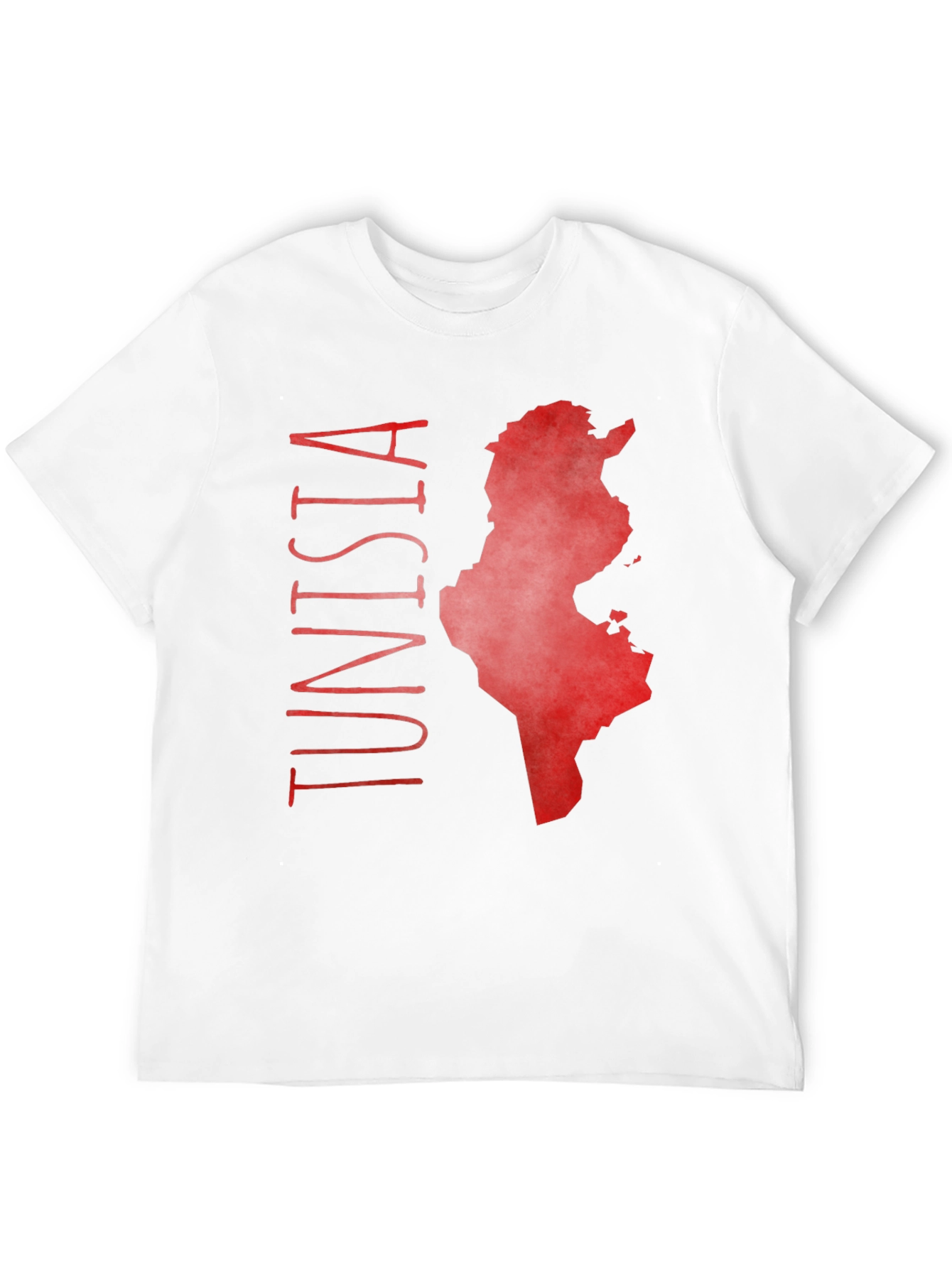 Tunisia Map Graphic T-Shirt
