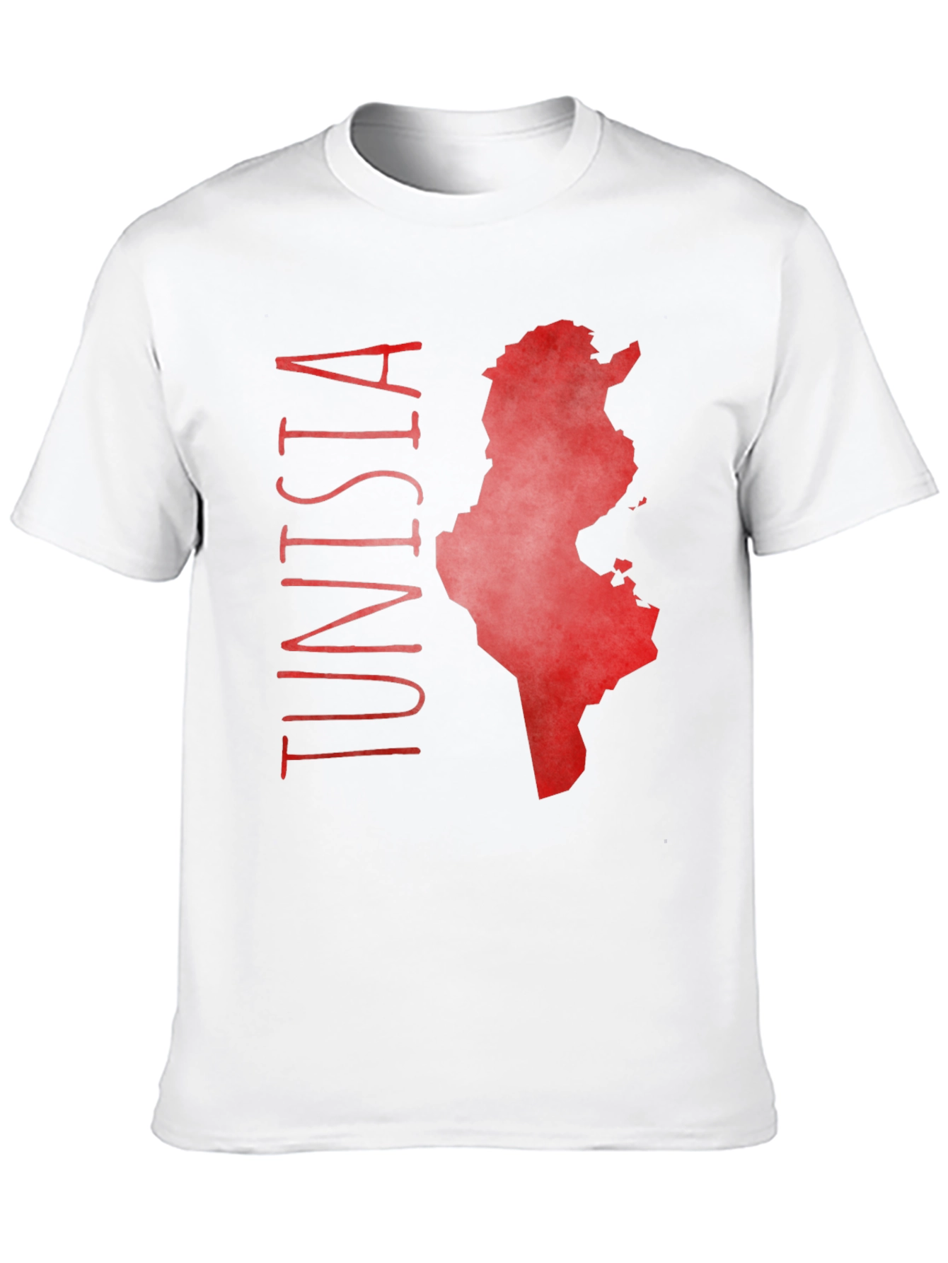 Tunisia Map Graphic T-Shirt
