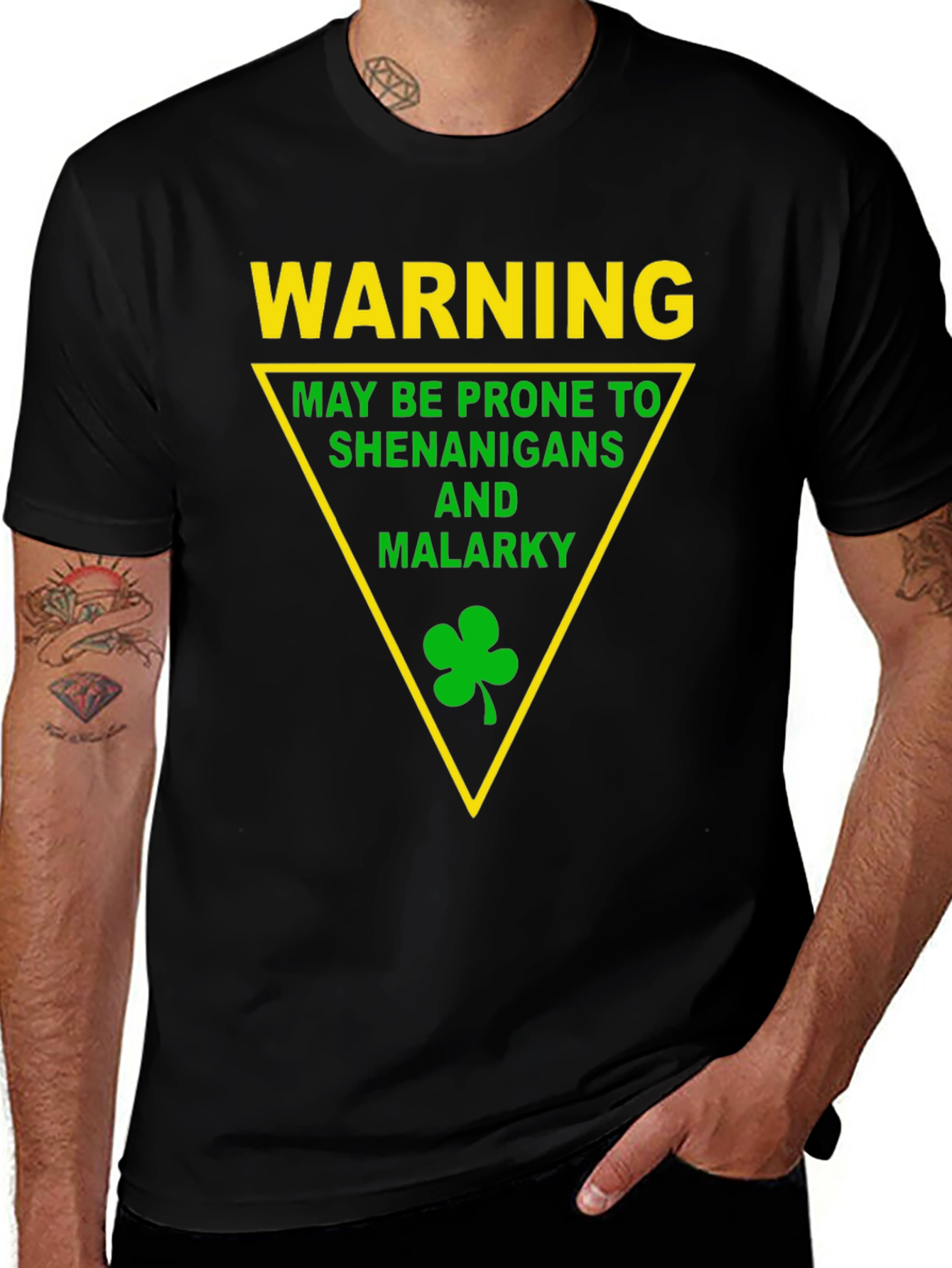 Warning Shenanigans & Malarky St. Patricks Day T-Shirt