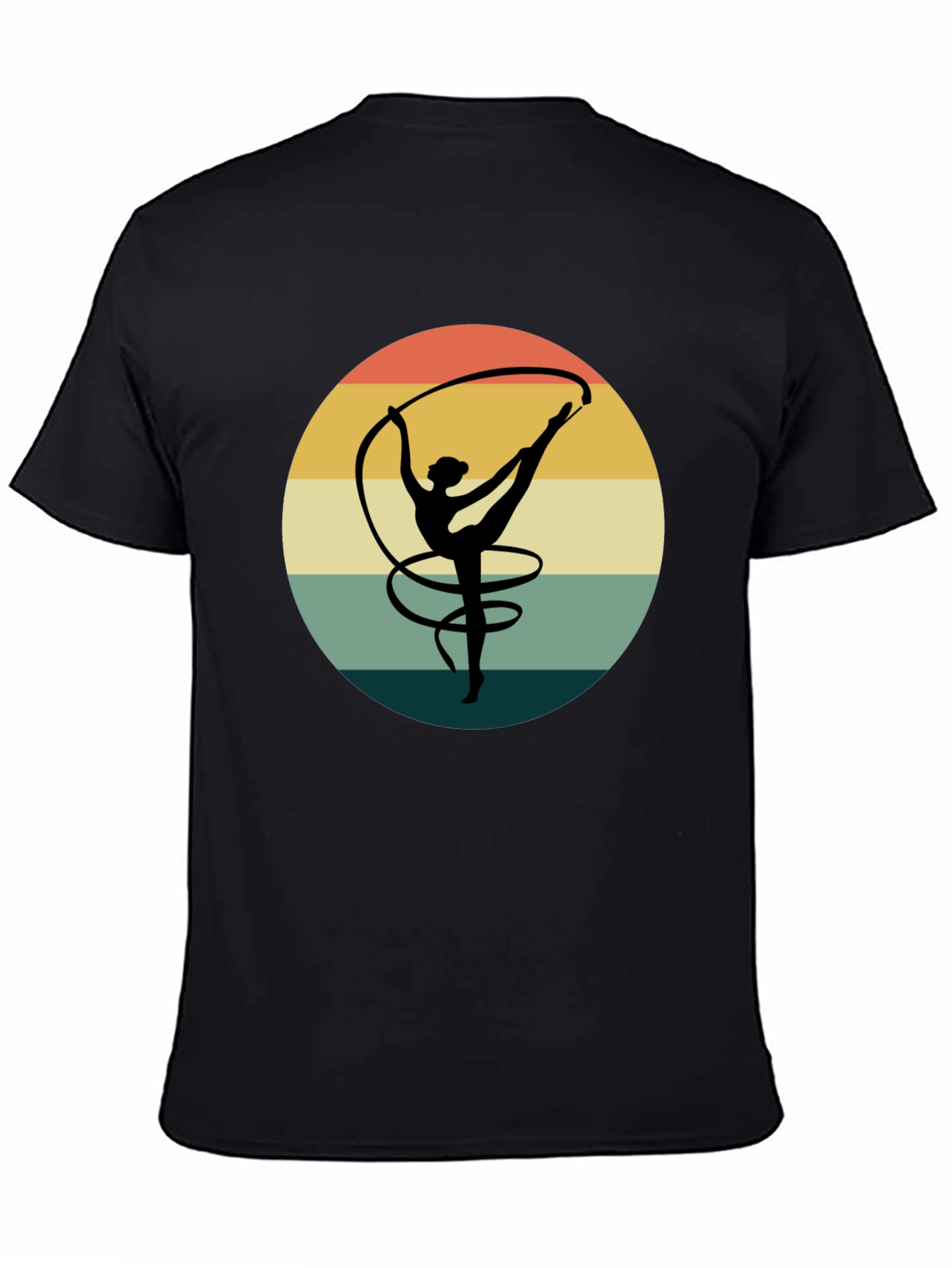 Retro Gymnast Silhouette T-Shirt