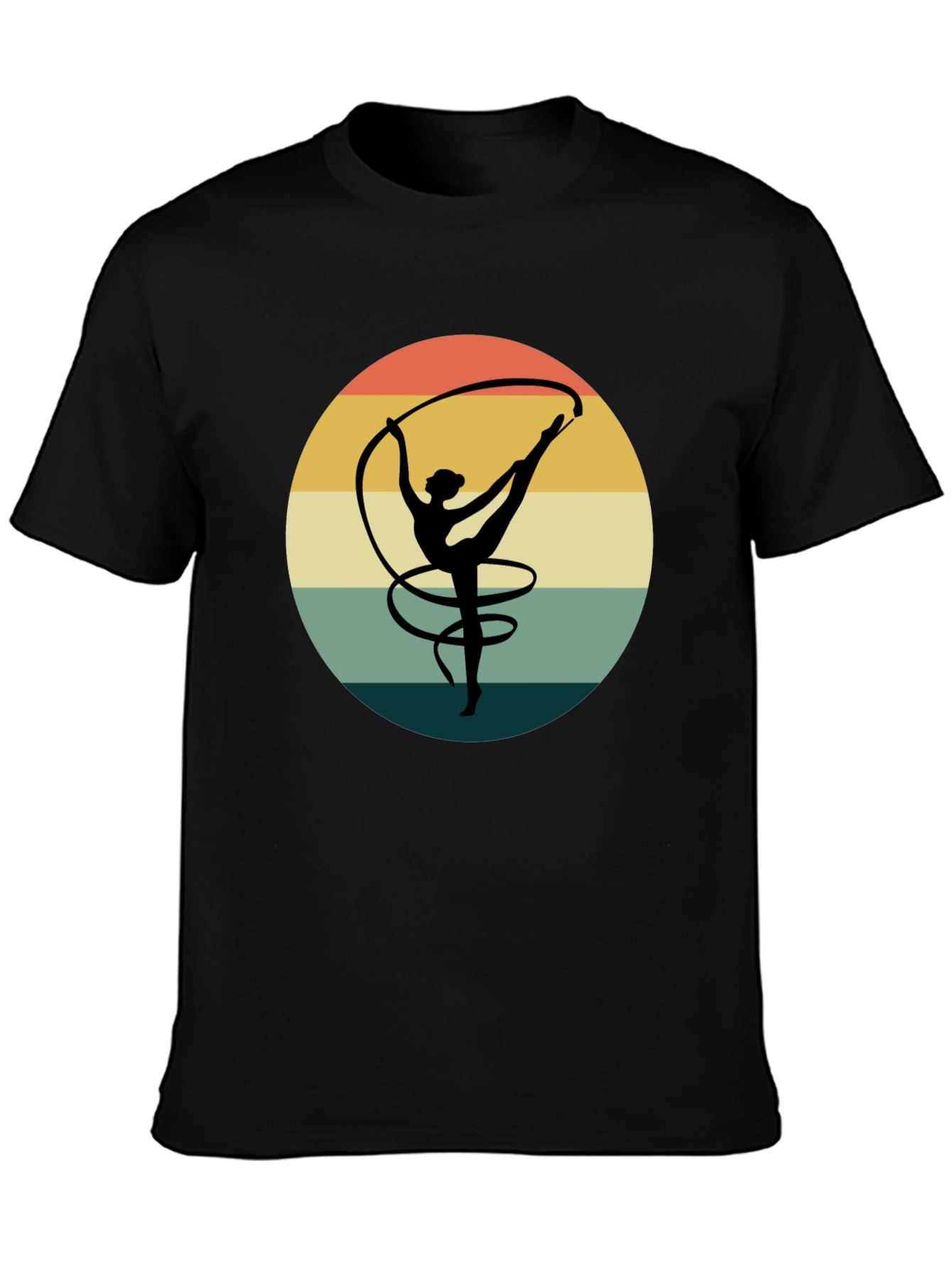 Retro Gymnast Silhouette T-Shirt