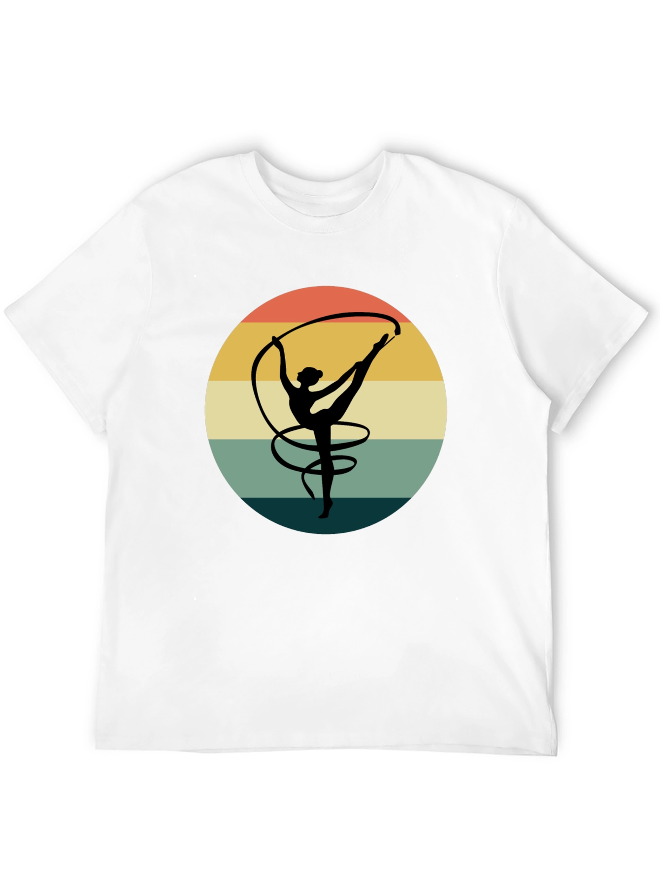 Retro Gymnast Silhouette T-Shirt