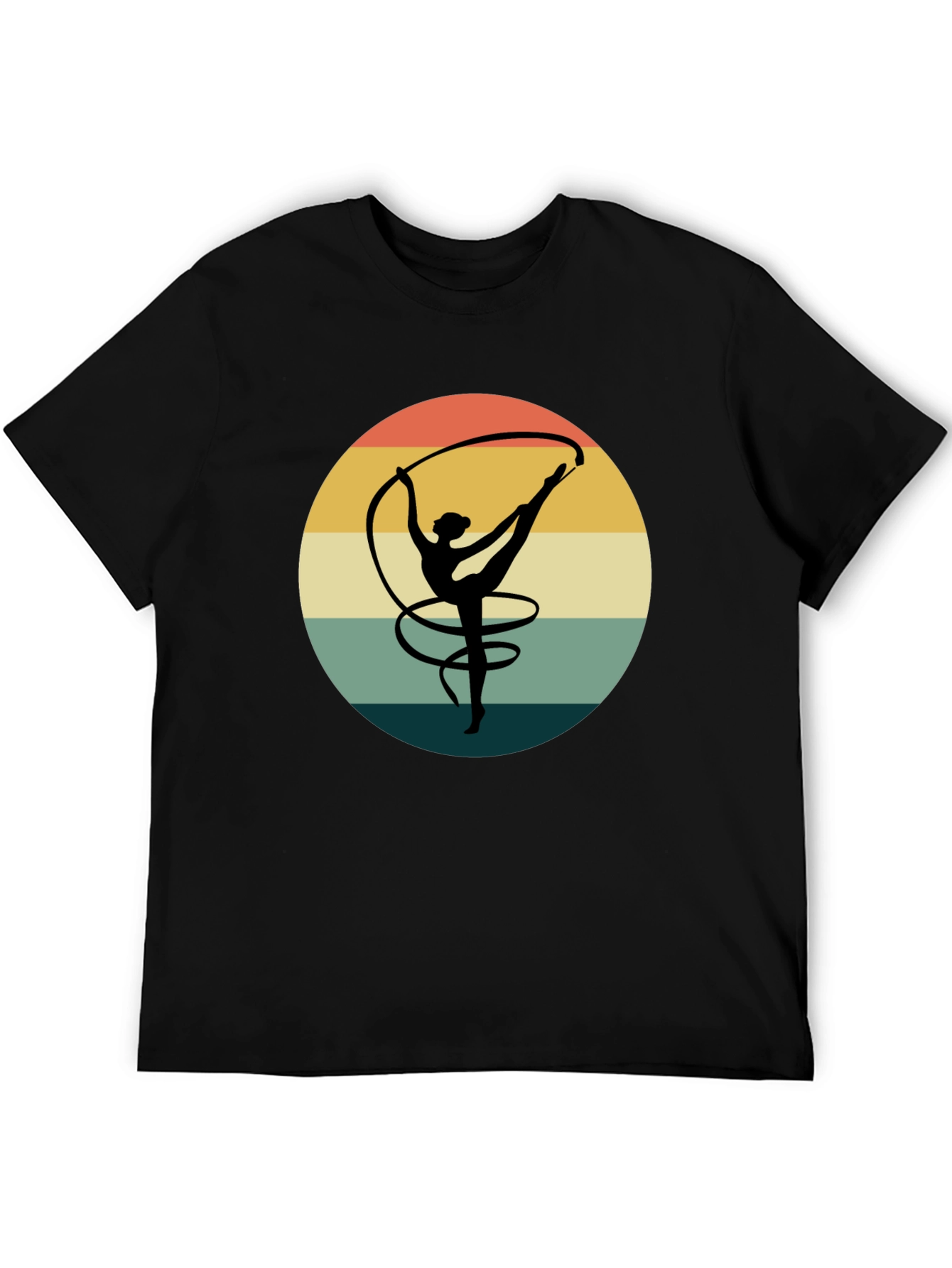 Retro Gymnast Silhouette T-Shirt