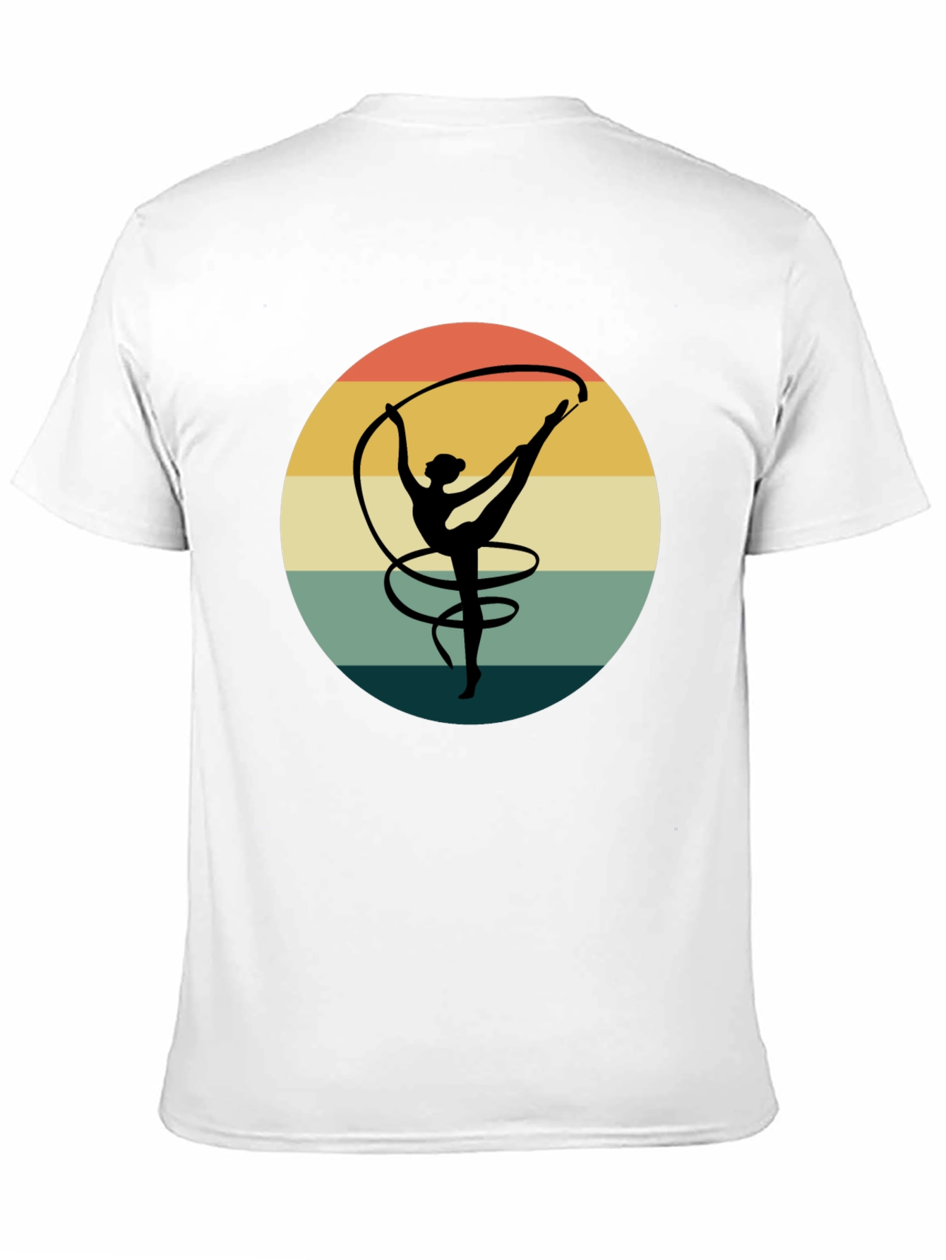 Retro Gymnast Silhouette T-Shirt
