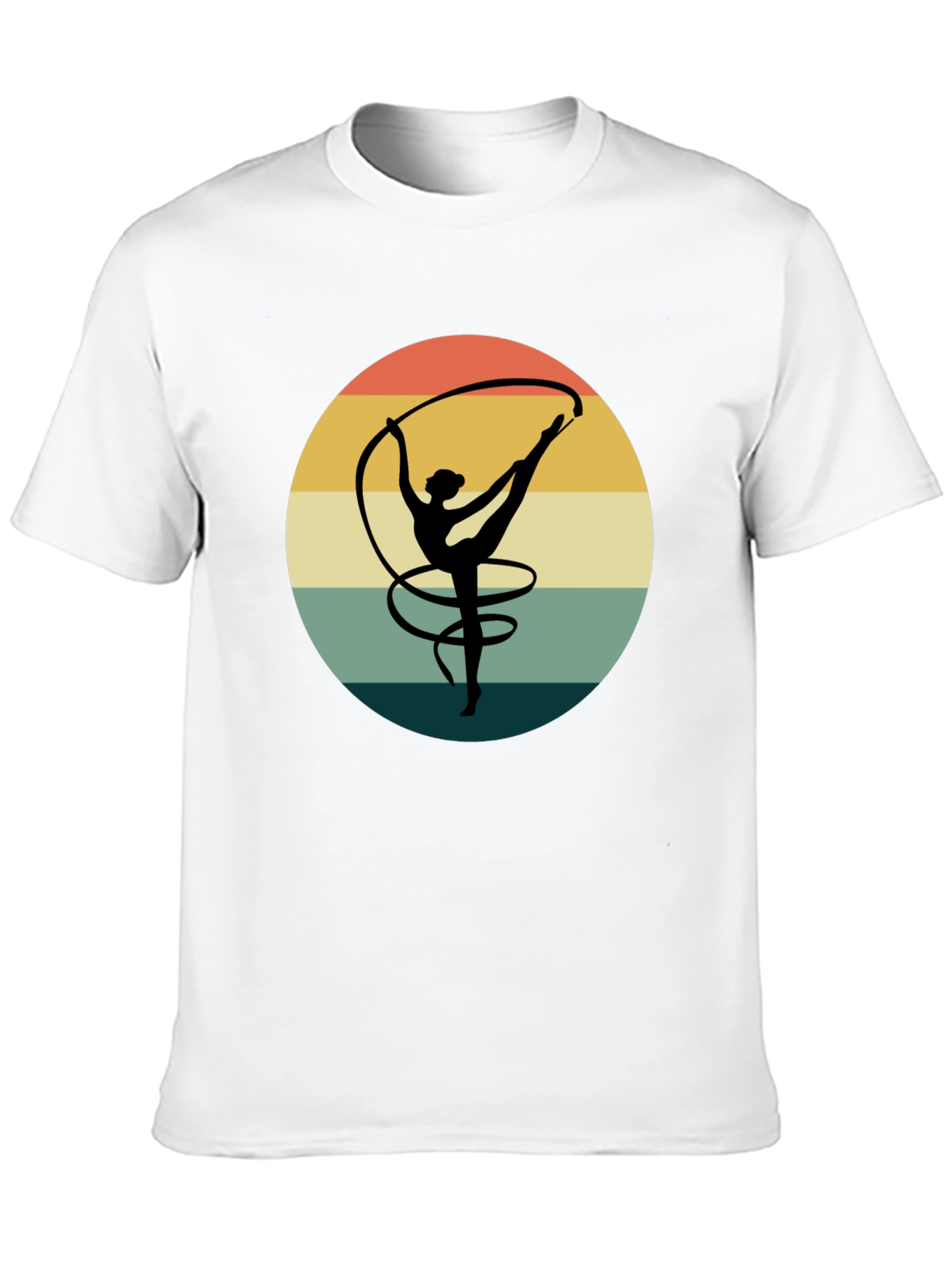 Retro Gymnast Silhouette T-Shirt