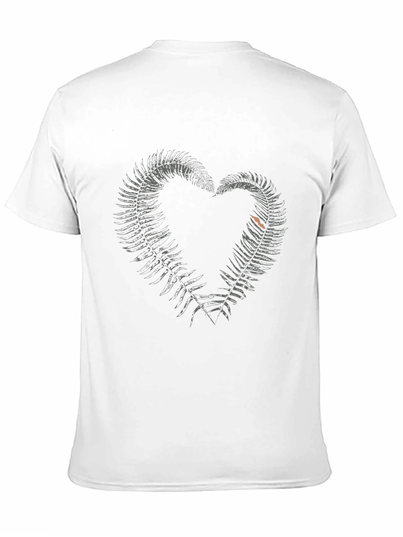 Fern Heart Graphic Black T-Shirt