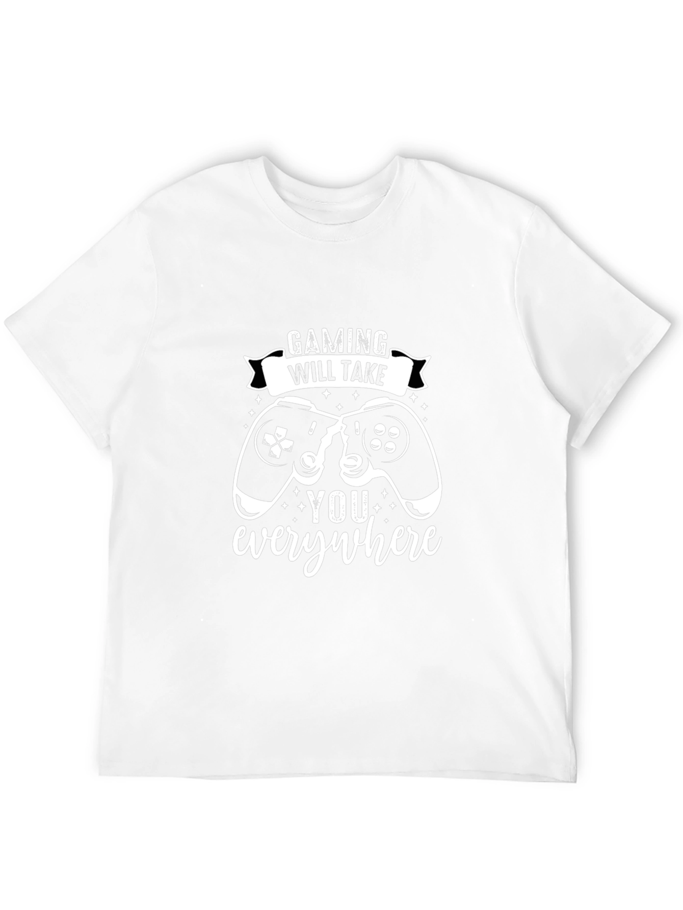 Gaming Will Take You Everywhere Black T-Shirt