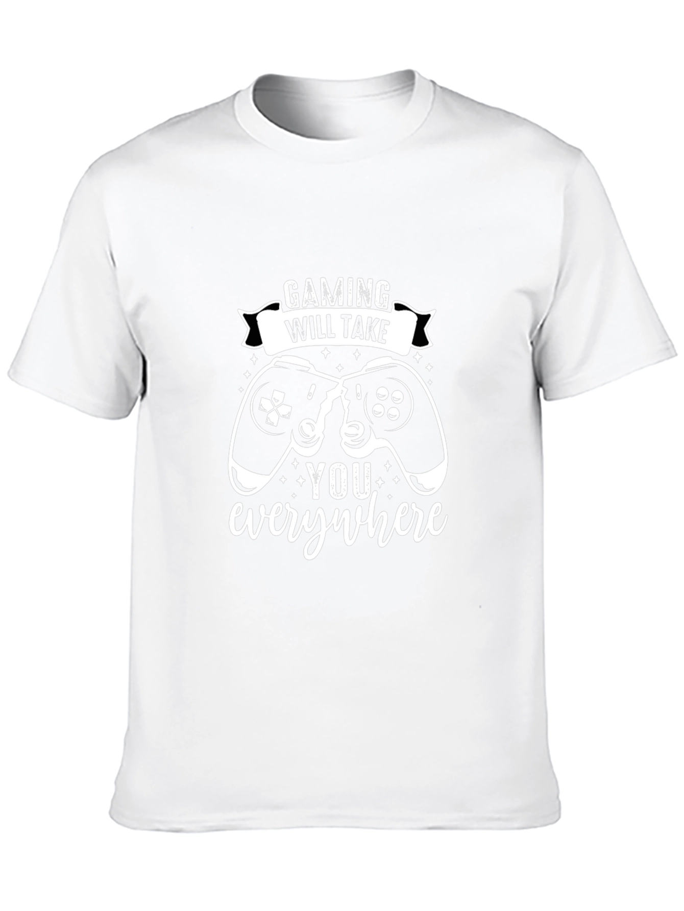 Gaming Will Take You Everywhere Black T-Shirt