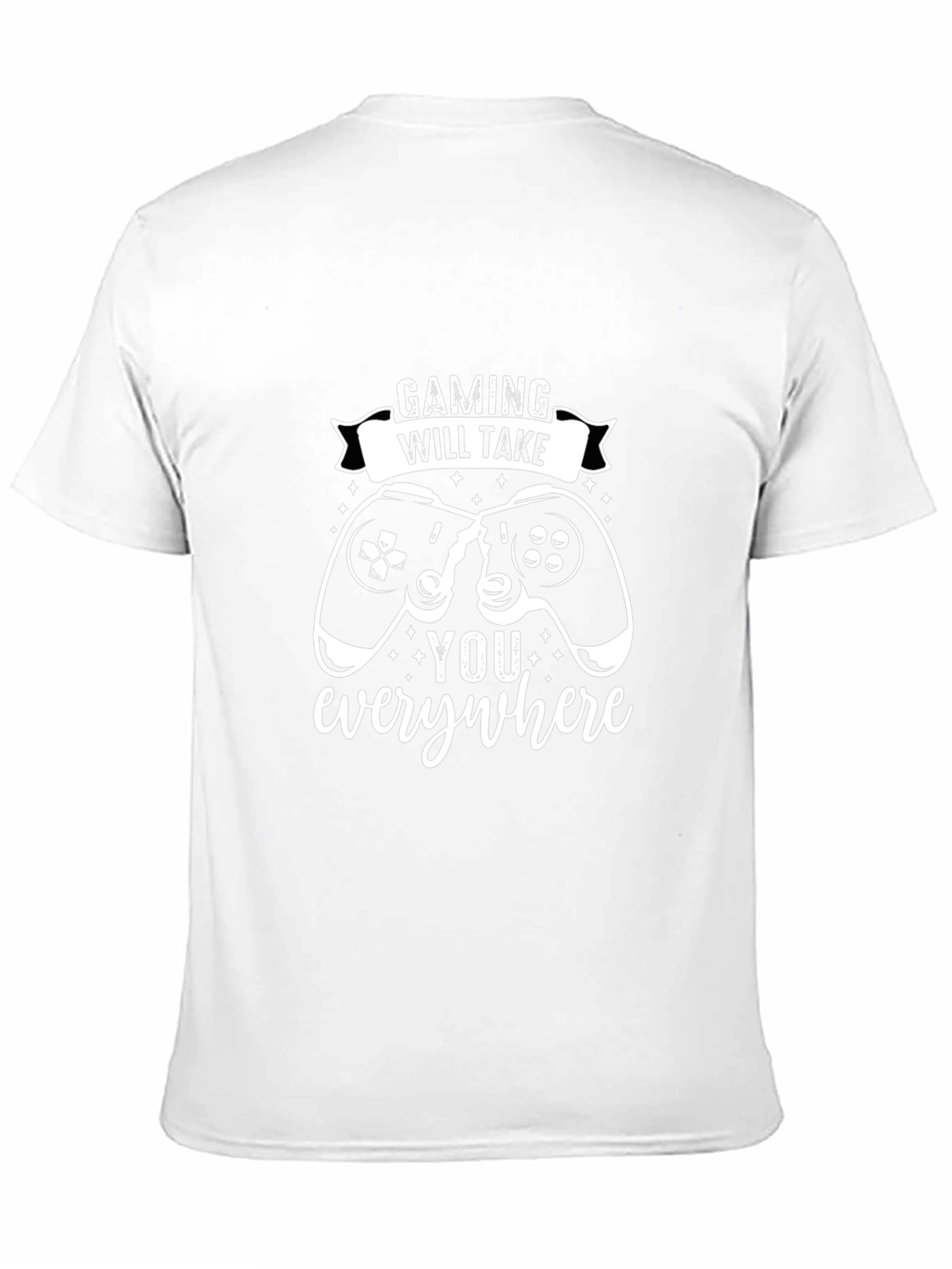 Gaming Will Take You Everywhere Black T-Shirt