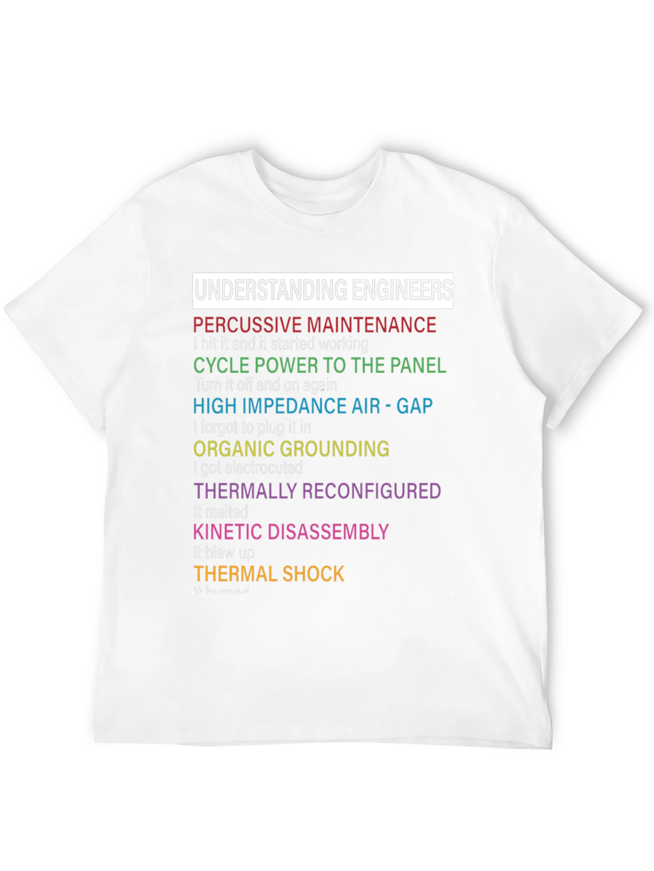 Understanding Engineers Graphic T-Shirt