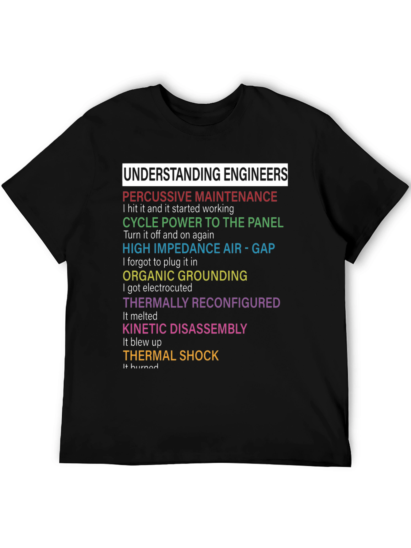 Understanding Engineers Graphic T-Shirt