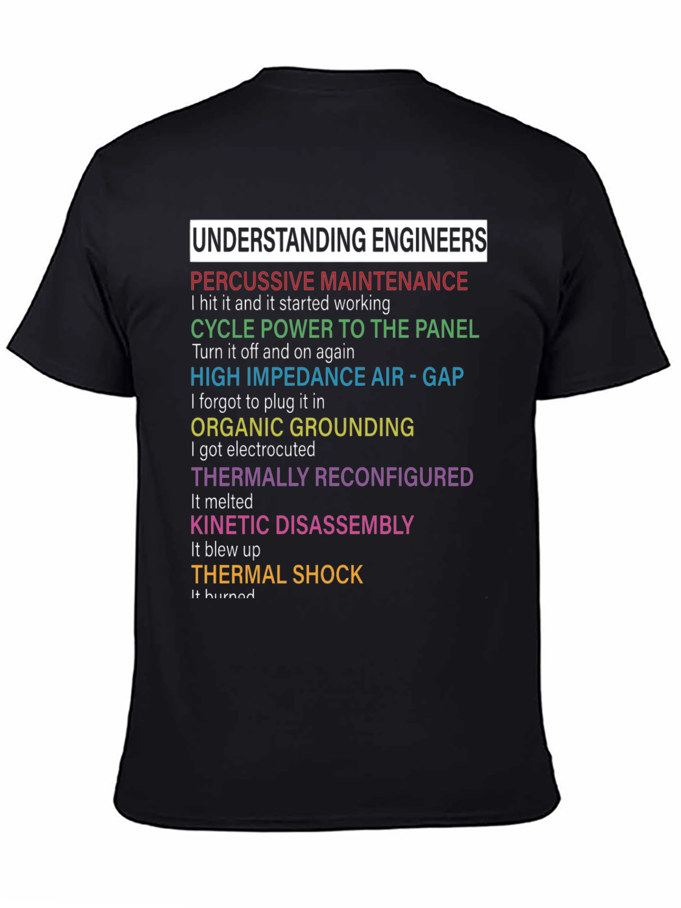 Understanding Engineers Graphic T-Shirt