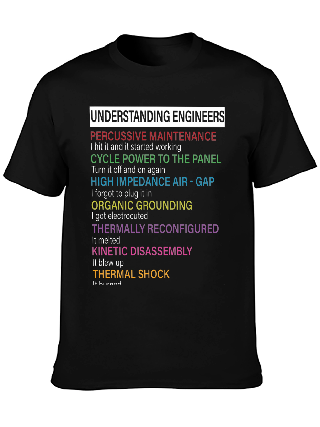 Understanding Engineers Graphic T-Shirt