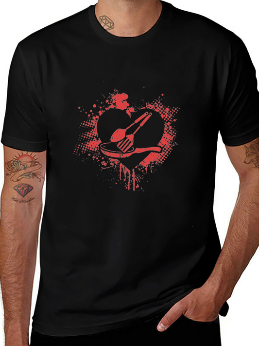 Chefs Heart T-Shirt - Culinary Love Tee