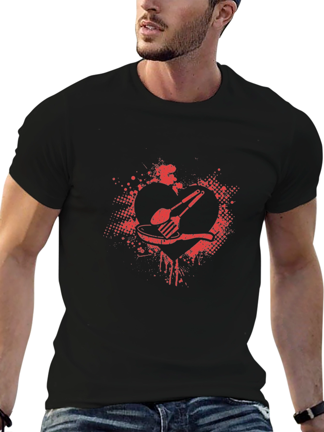 Chefs Heart T-Shirt - Culinary Love Tee
