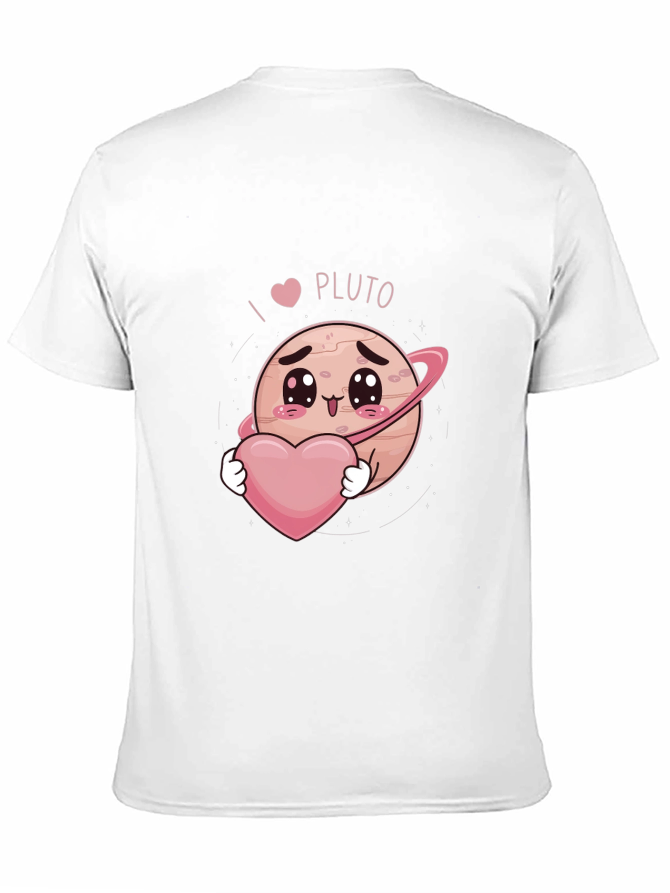 I Heart Pluto Kawaii Graphic T-Shirt