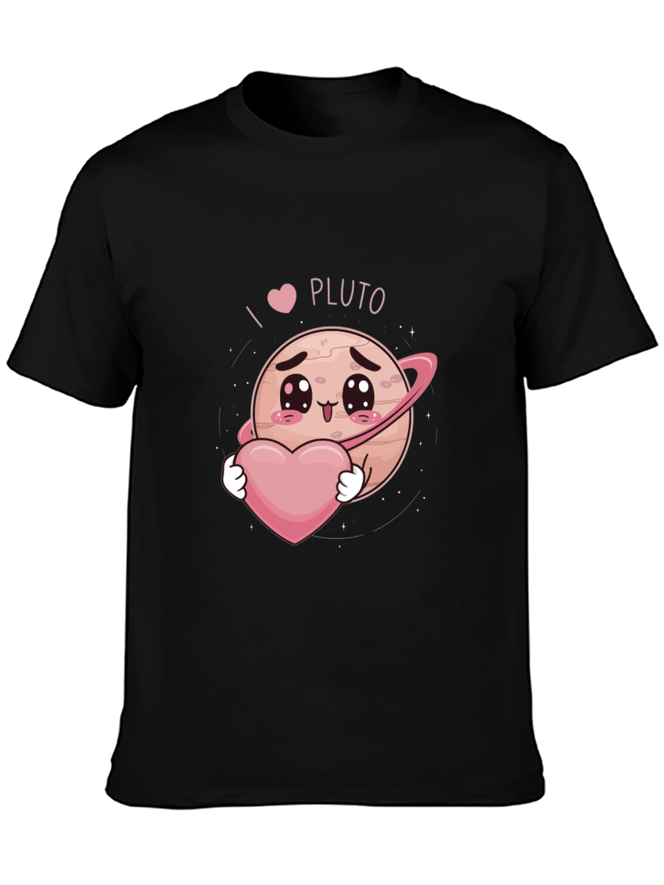 I Heart Pluto Kawaii Graphic T-Shirt