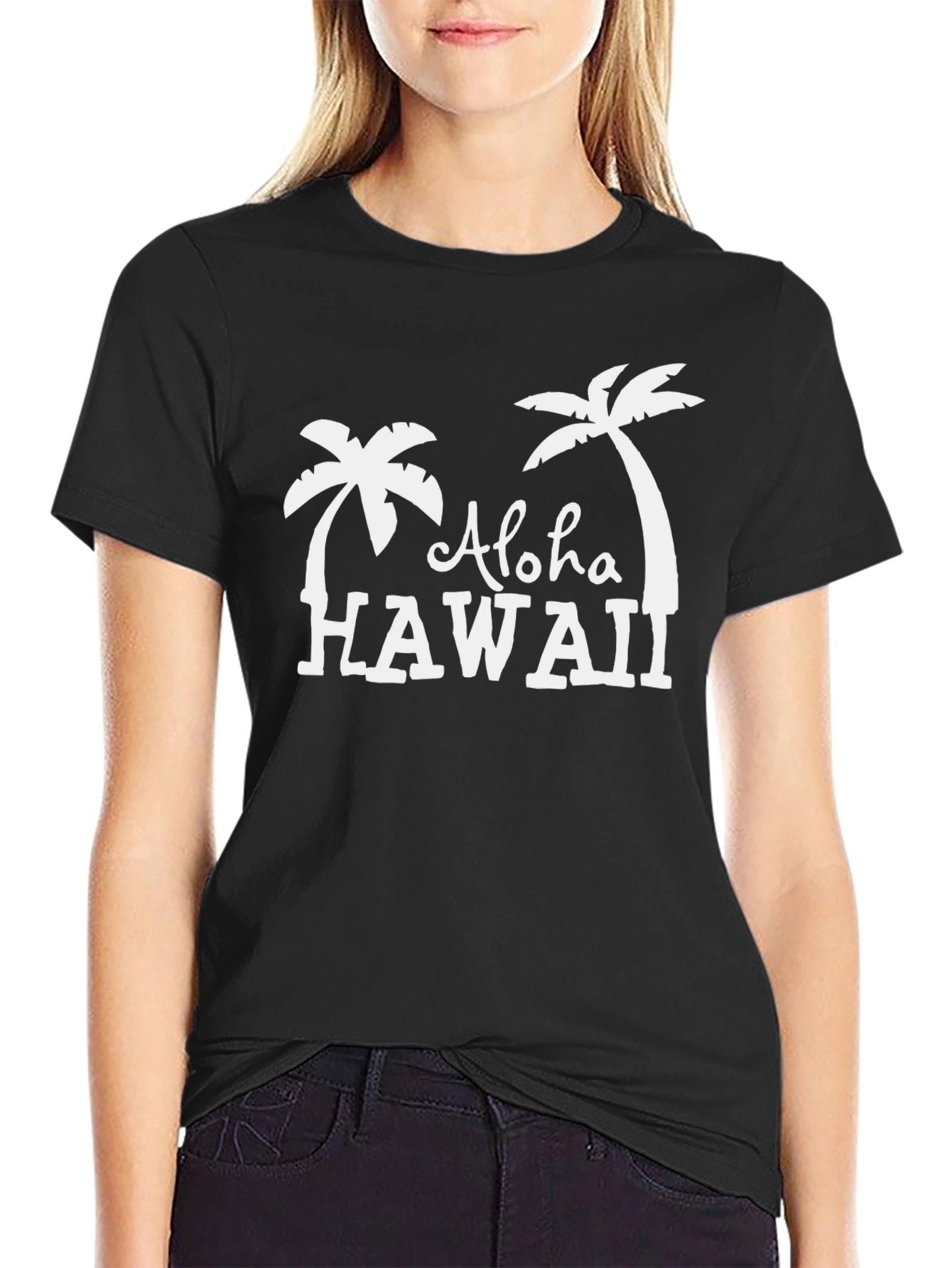 Aloha Hawaii T-Shirt - Tropical Palm Tree Graphic Tee