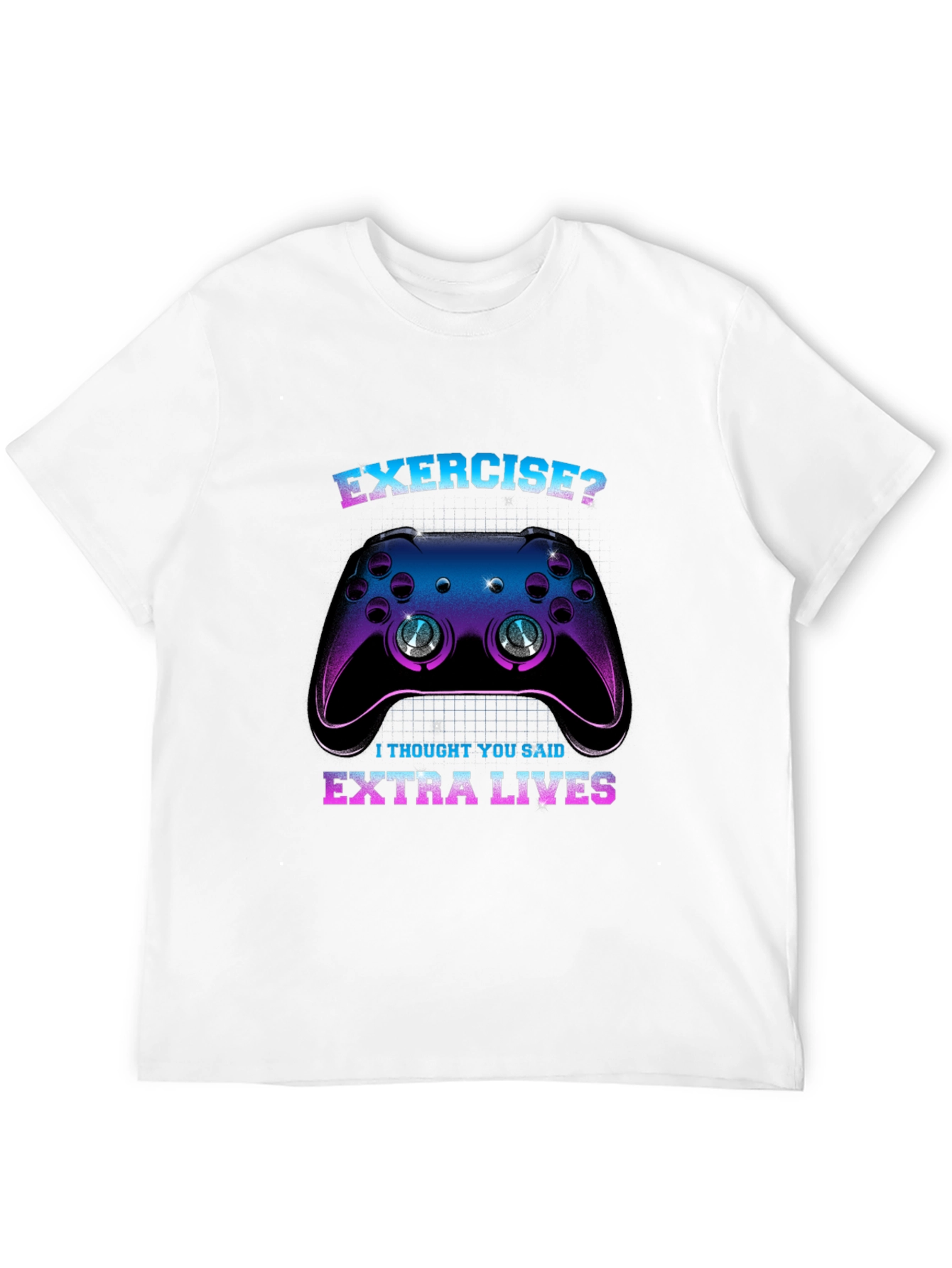 Funny Gamer T-Shirt: Exercise? Extra Lives!