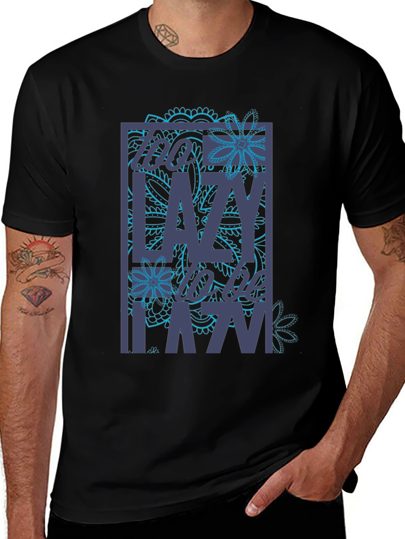 Too Lazy To Be Lazy Graphic Tee