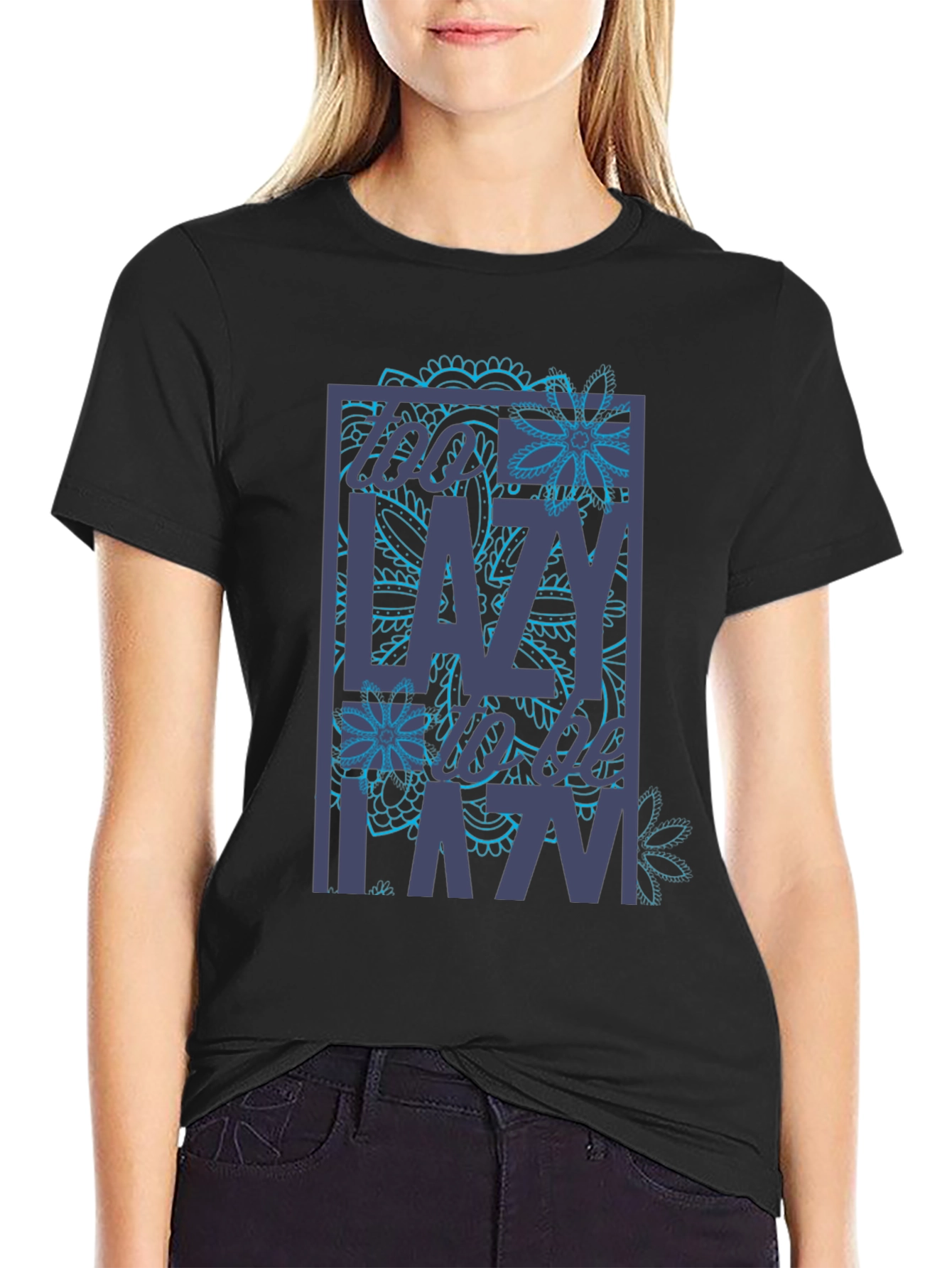 Too Lazy To Be Lazy Graphic Tee
