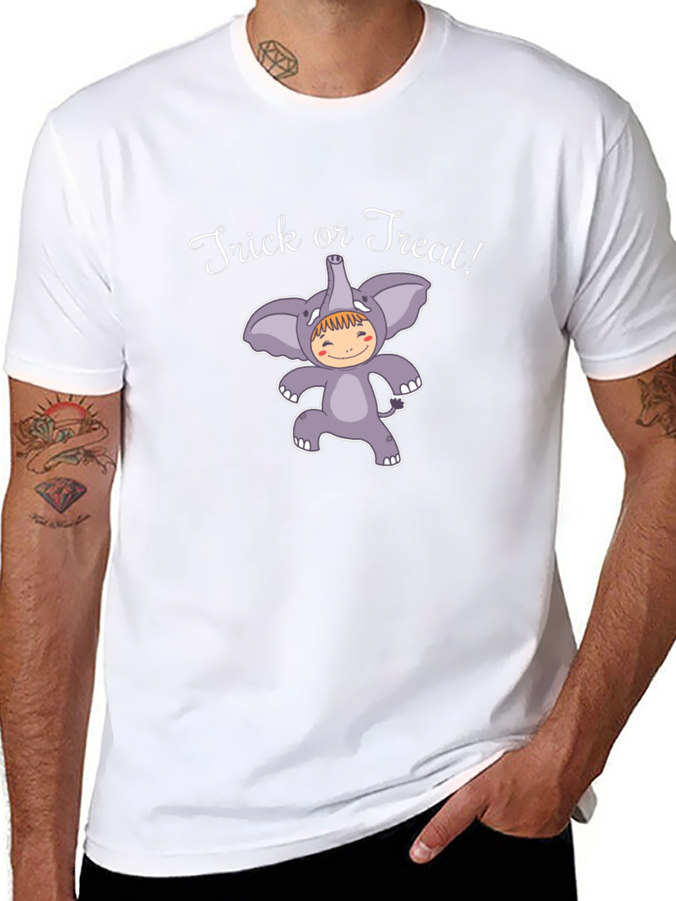 Trick or Treat! Halloween Elephant Costume T-Shirt
