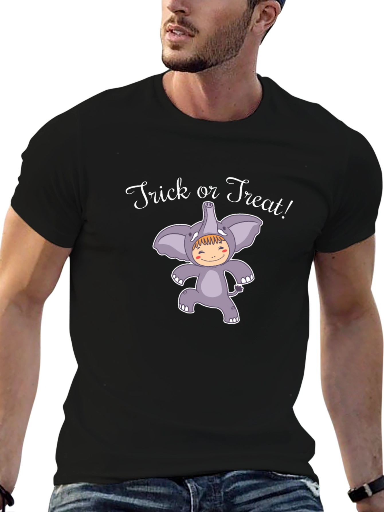 Trick or Treat! Halloween Elephant Costume T-Shirt