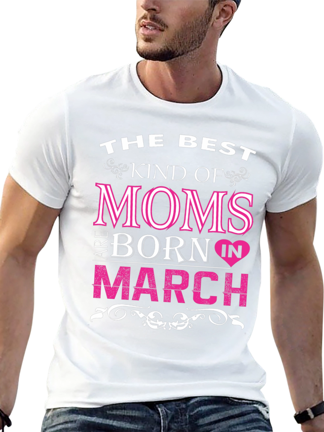 Best Moms Born in March T-Shirt