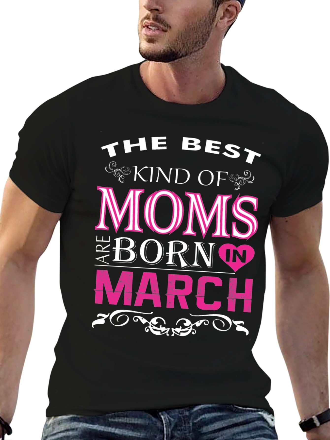 Best Moms Born in March T-Shirt