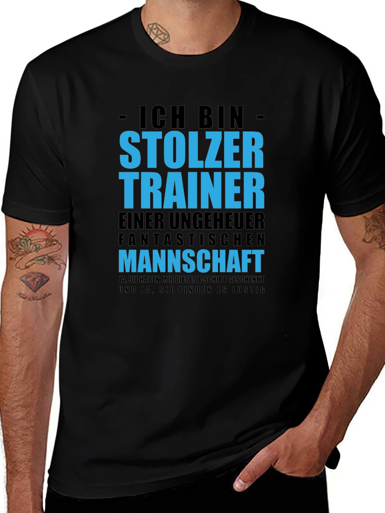 Proud Trainer T-Shirt - German Text Design