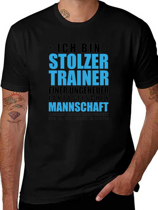 Proud Trainer T-Shirt - German Text Design