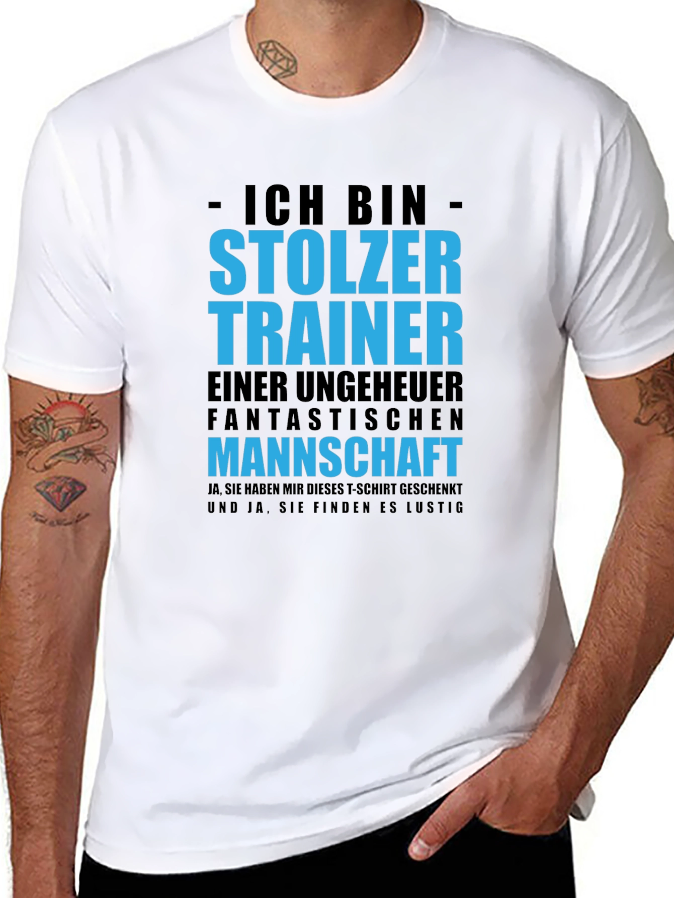 Proud Trainer T-Shirt - German Text Design