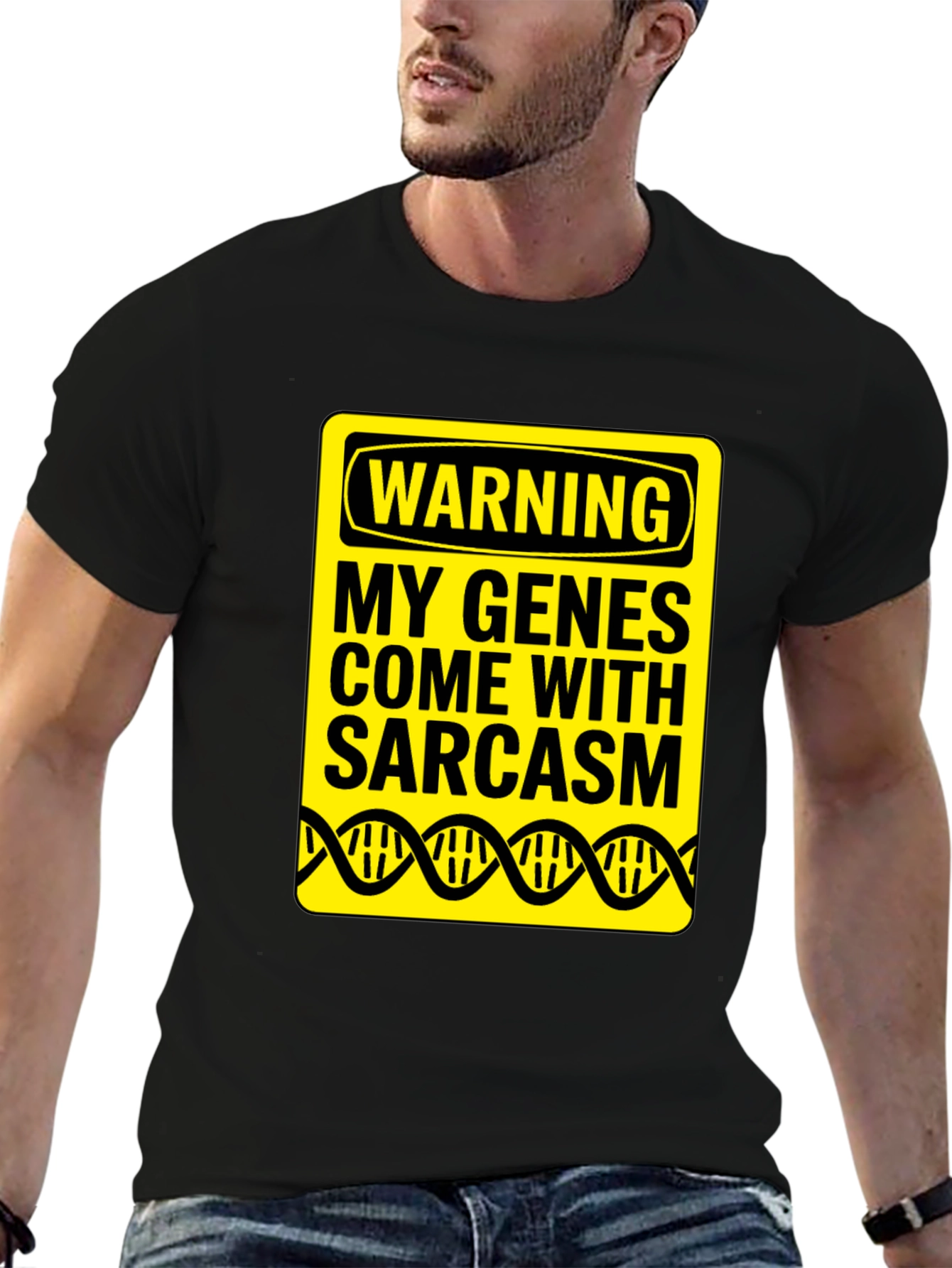 Sarcasm Genes Novelty Graphic Tee