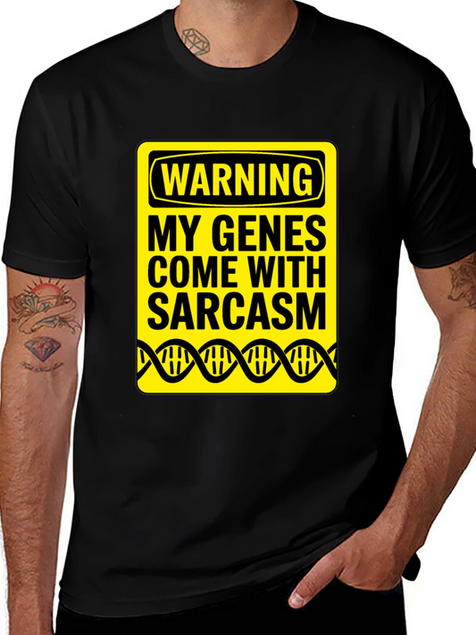 Sarcasm Genes Novelty Graphic Tee