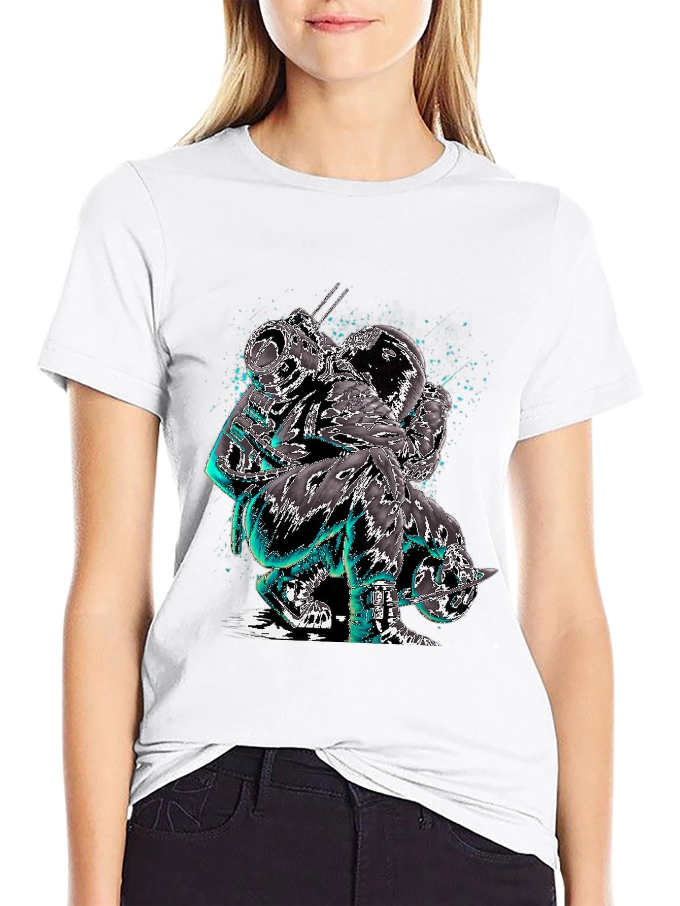 Astronaut Graphic Tee - Unique Space Design