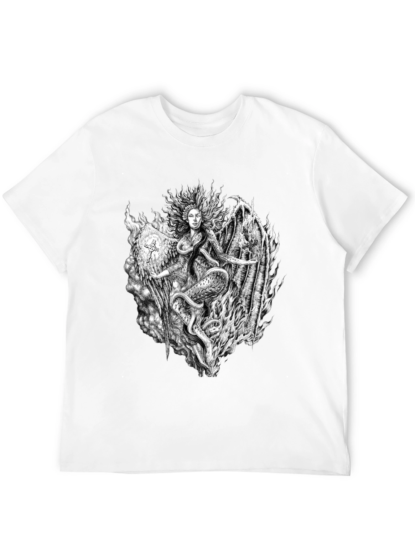 Serpent Queen Graphic Tee - Black