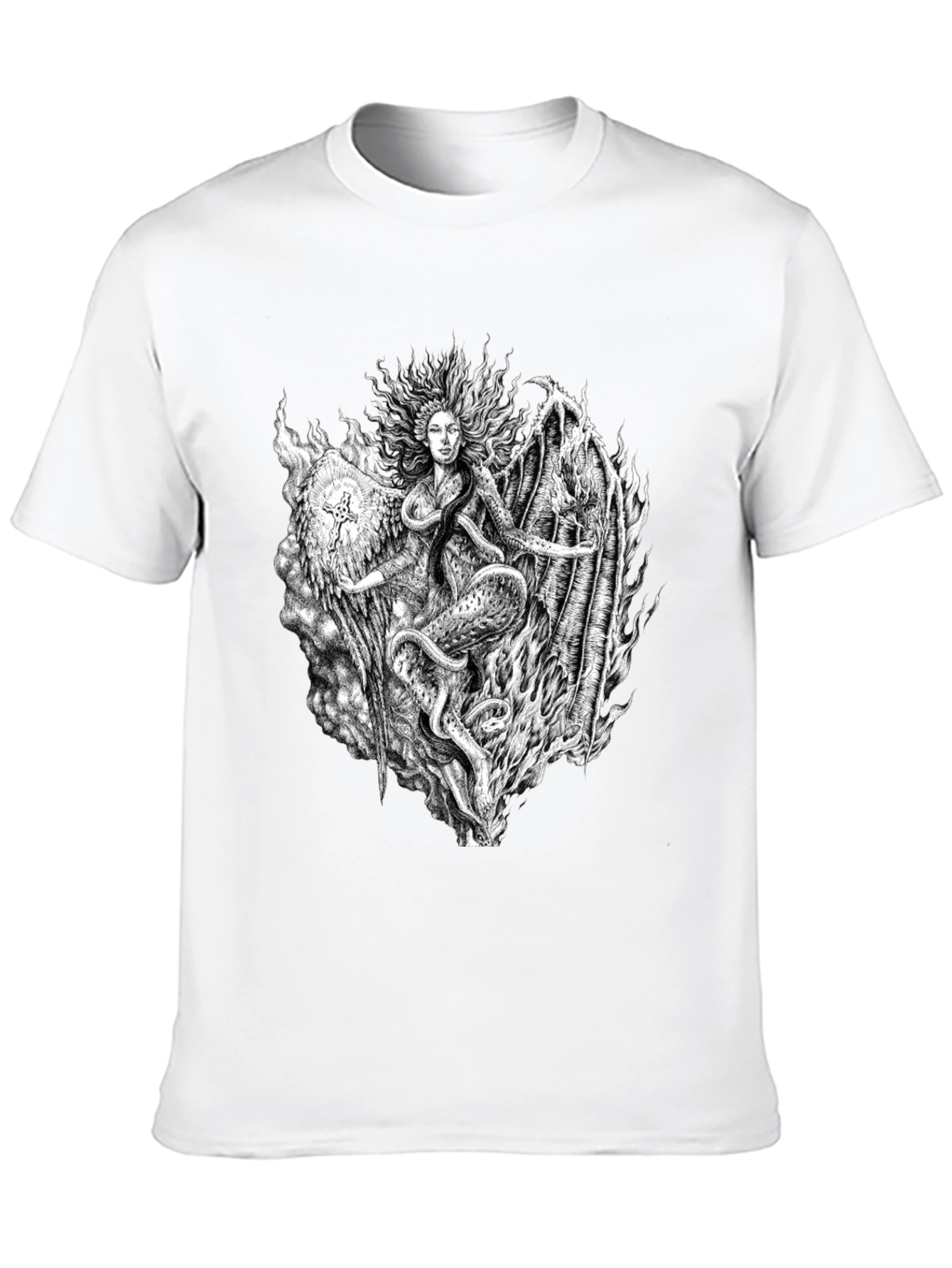 Serpent Queen Graphic Tee - Black