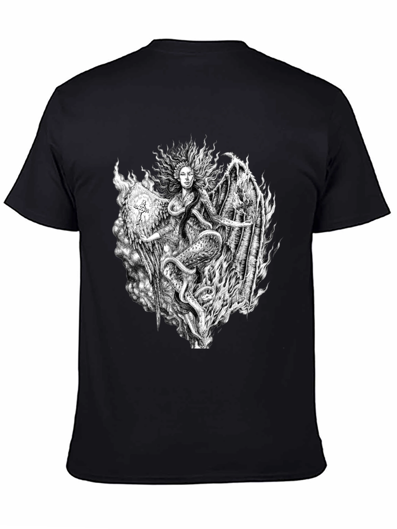 Serpent Queen Graphic Tee - Black