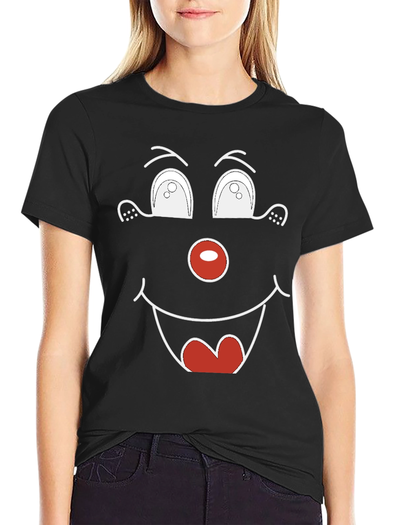 Funny Face Graphic Tee - Unique Humor T-Shirt