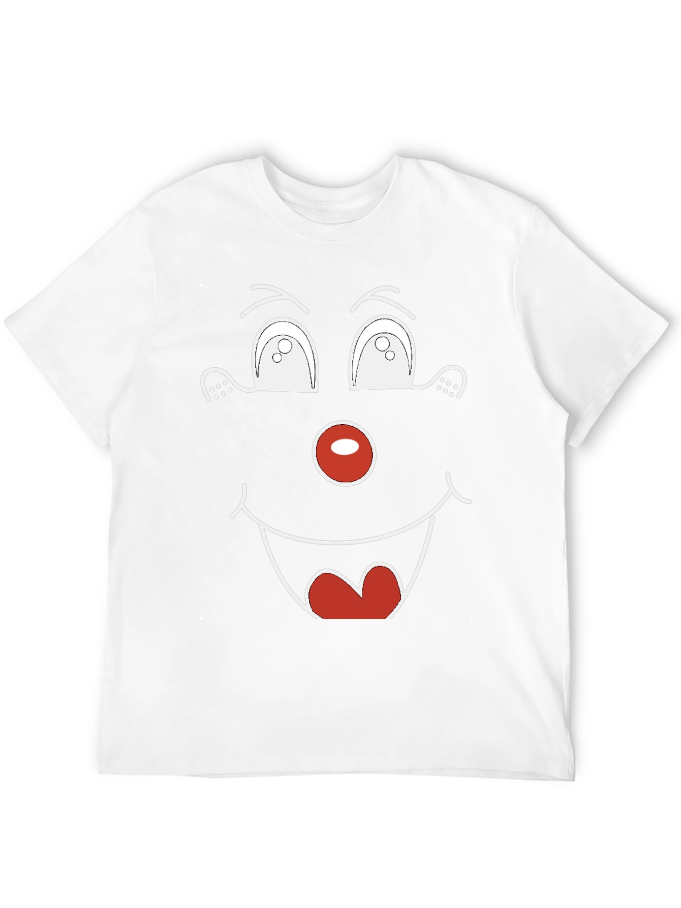 Funny Face Graphic Tee - Unique Humor T-Shirt