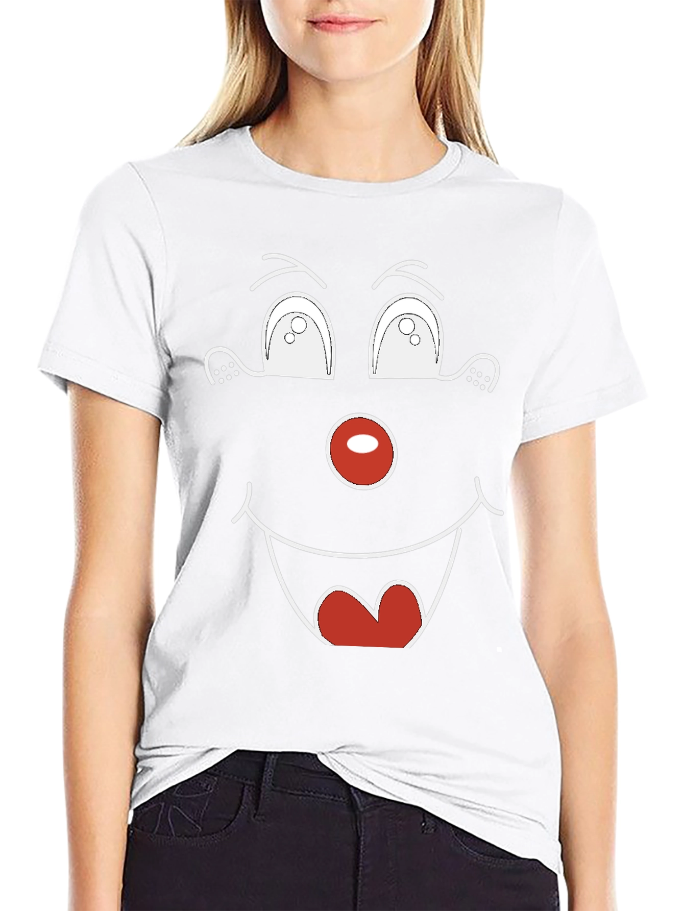 Funny Face Graphic Tee - Unique Humor T-Shirt