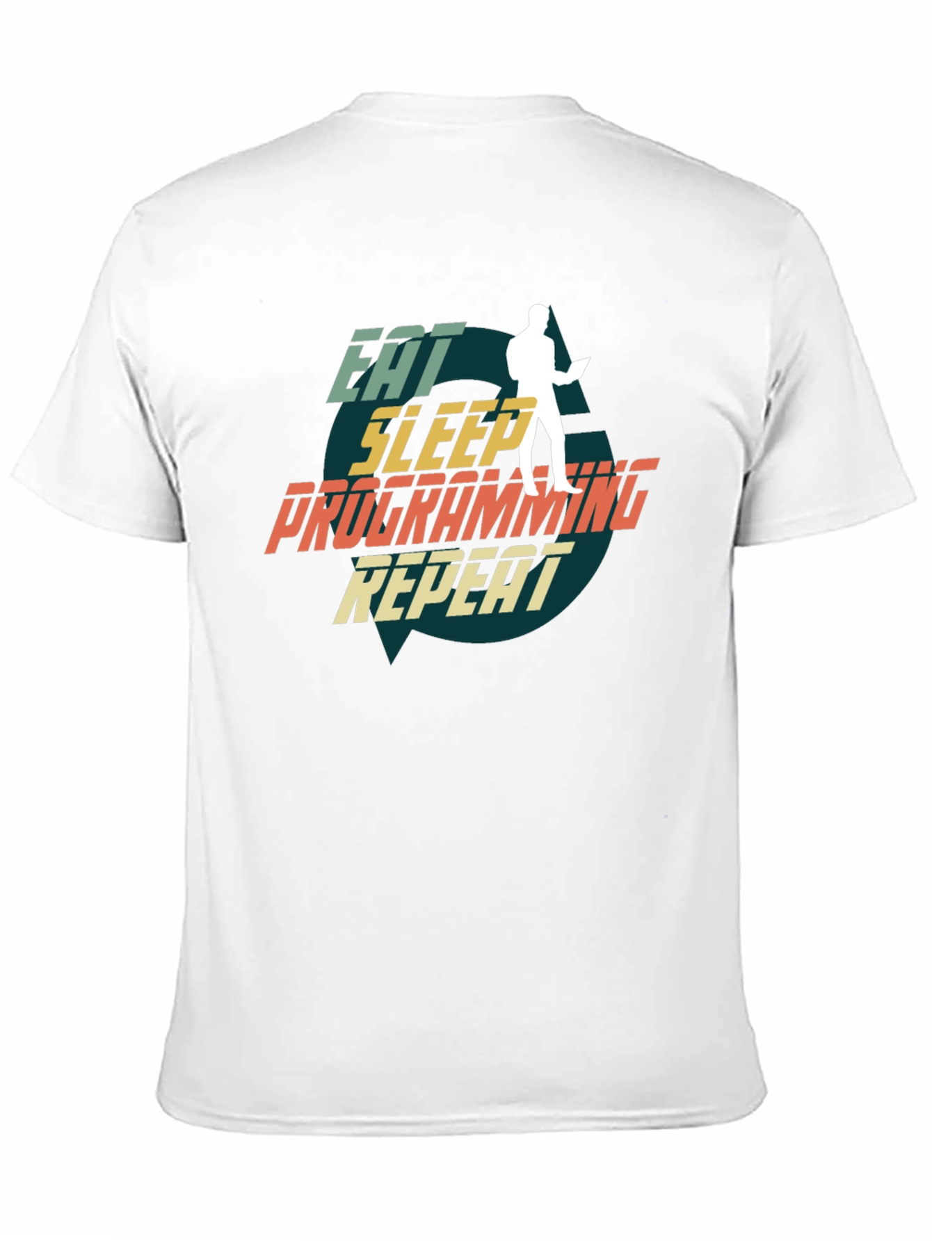 Eat Sleep Programming Repeat Black T-Shirt