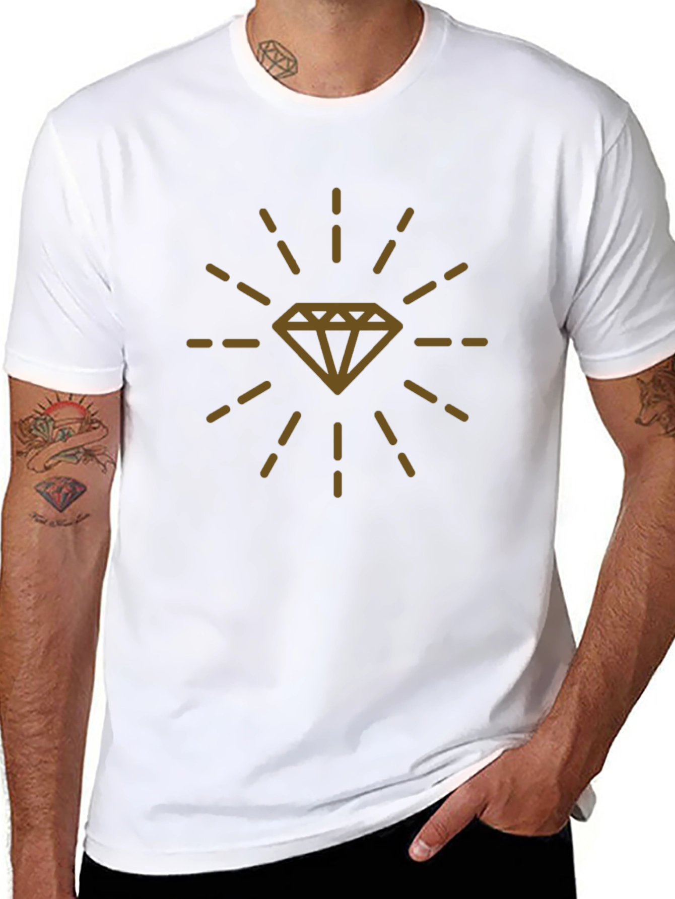 Mens Black Diamond Graphic Tee
