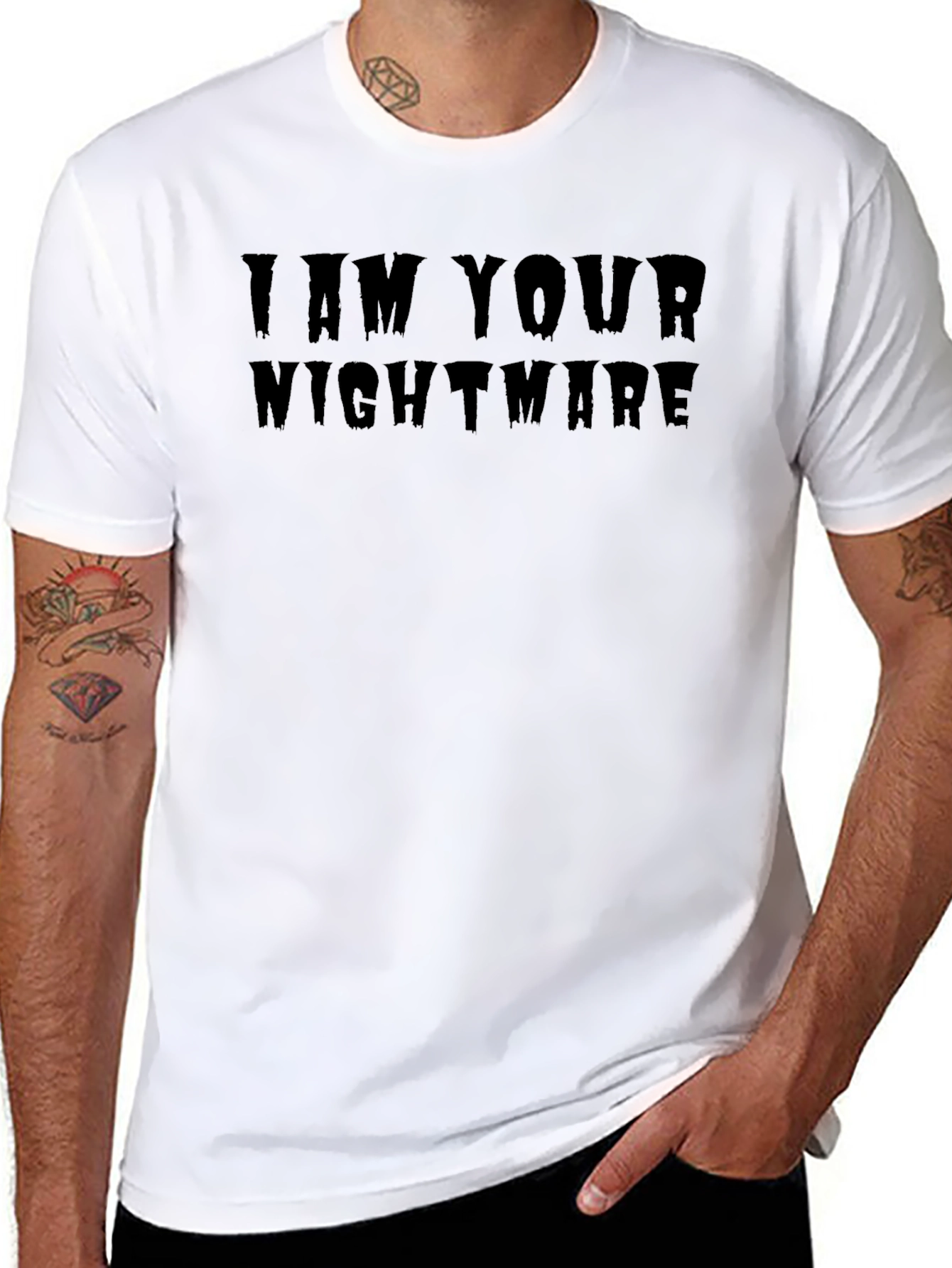 I Am Your Nightmare Black Tee